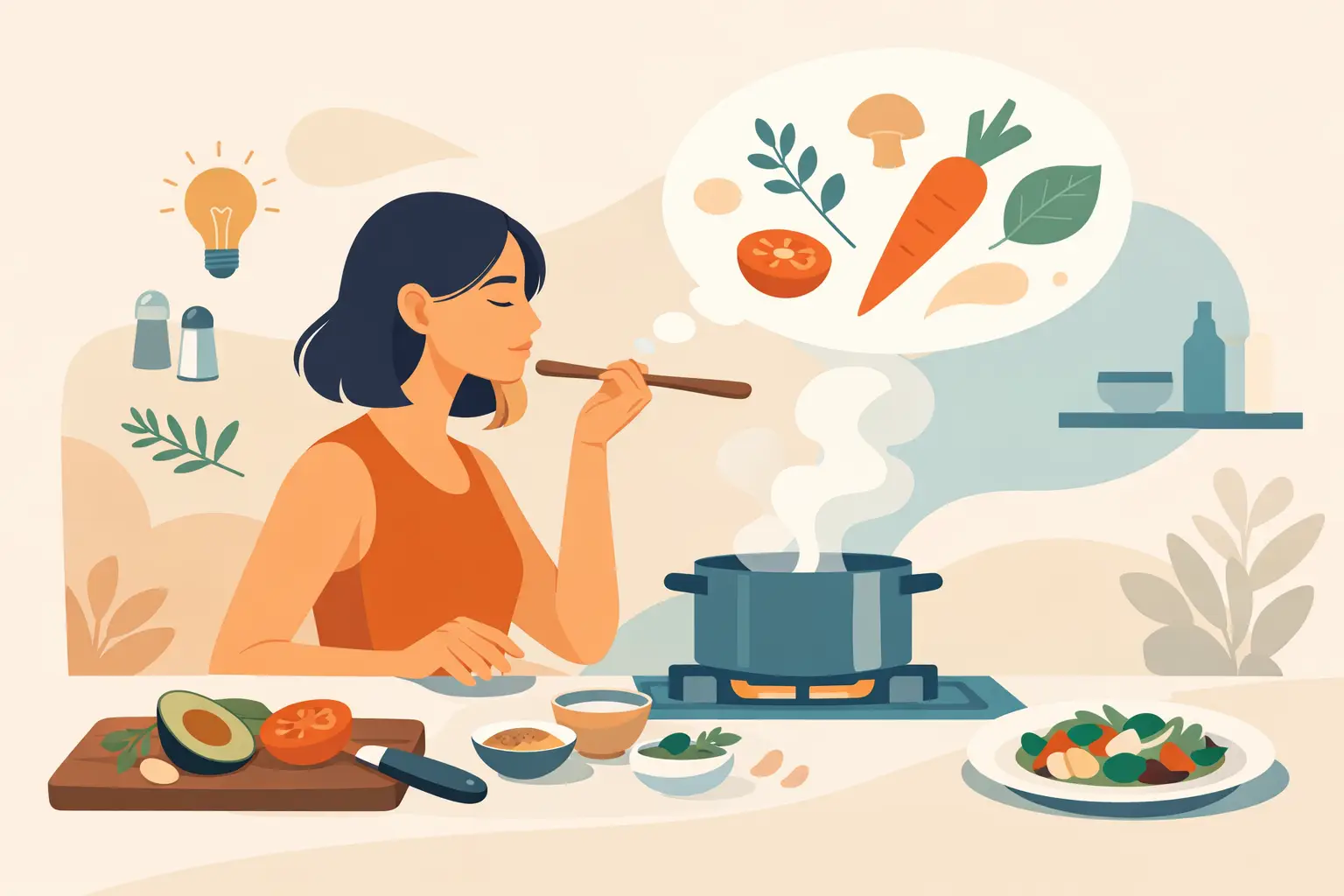 Cómo aprender cocina intuitiva de verdad