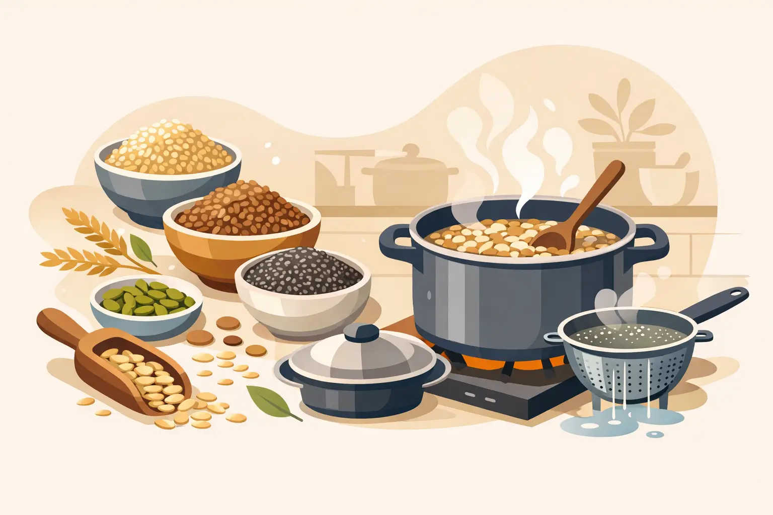 Cómo cocinar cereales y semillas bien