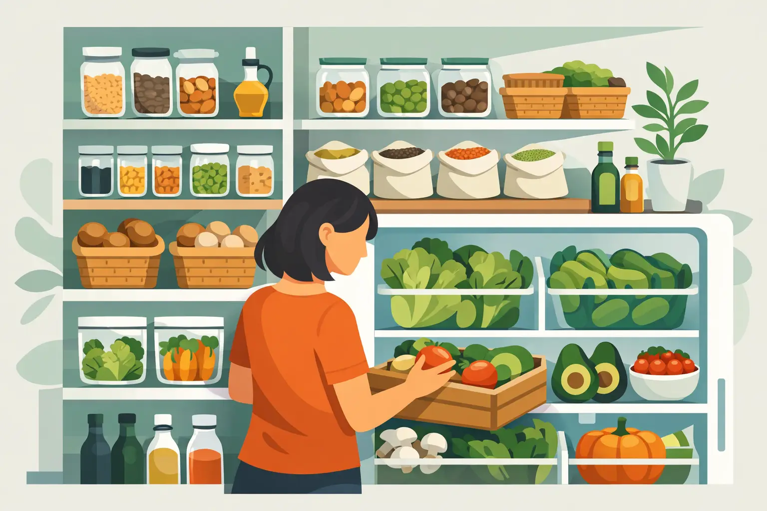 Cómo organizar tu despensa vegetal sin caos