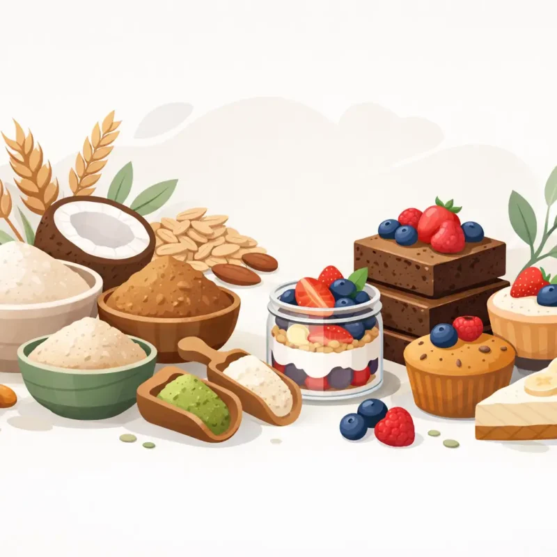 7 mejores harinas para postres saludables