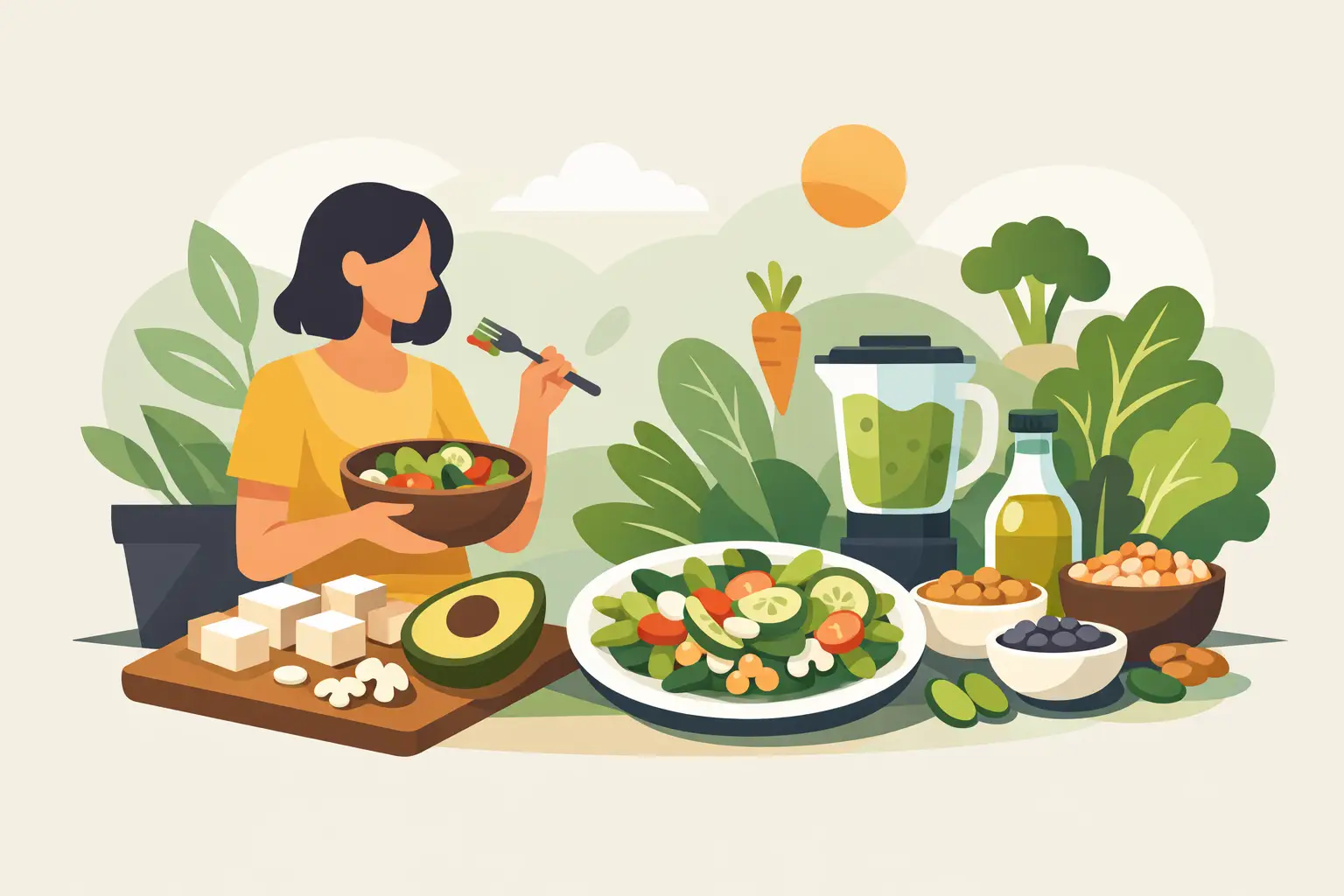 Alimentación vegetal sin complicaciones