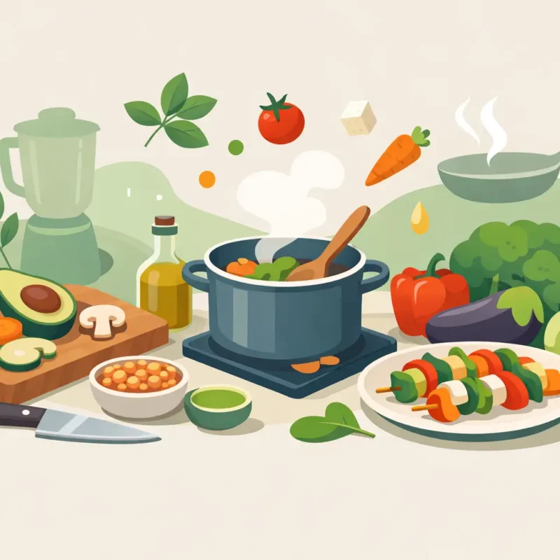 Cocina vegetal para principiantes sin enredos