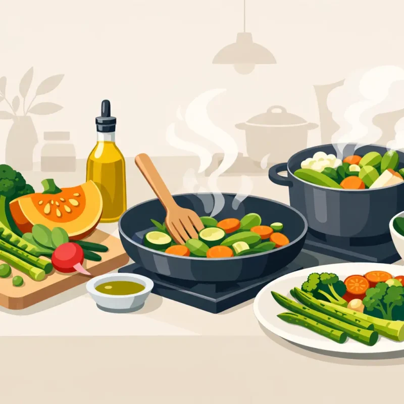 Cómo cocinar verduras de temporada bien