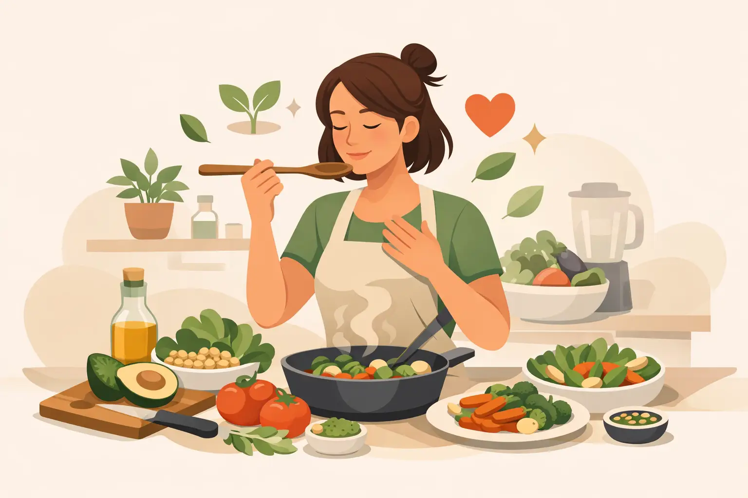 Cómo empezar cocina vegetal intuitiva