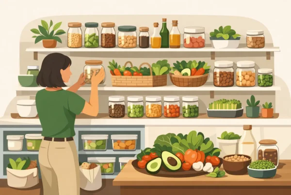 Cómo organizar despensa vegetal consciente