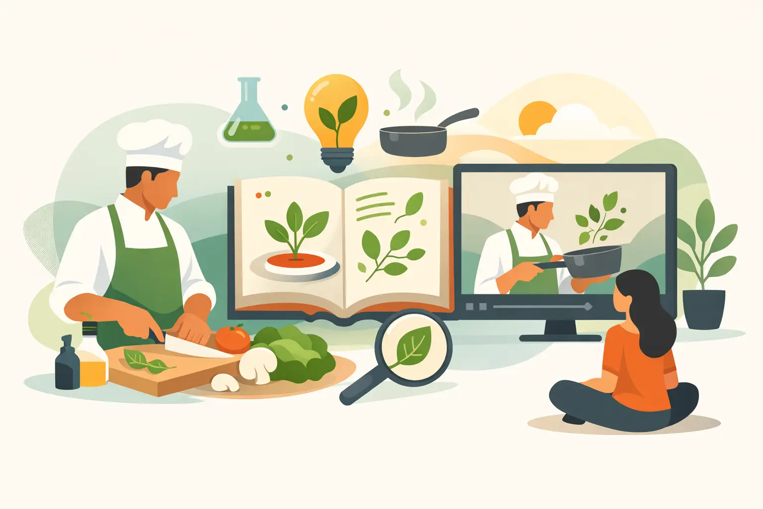 Escuela de cocina vegetal: qué aprender de verdad