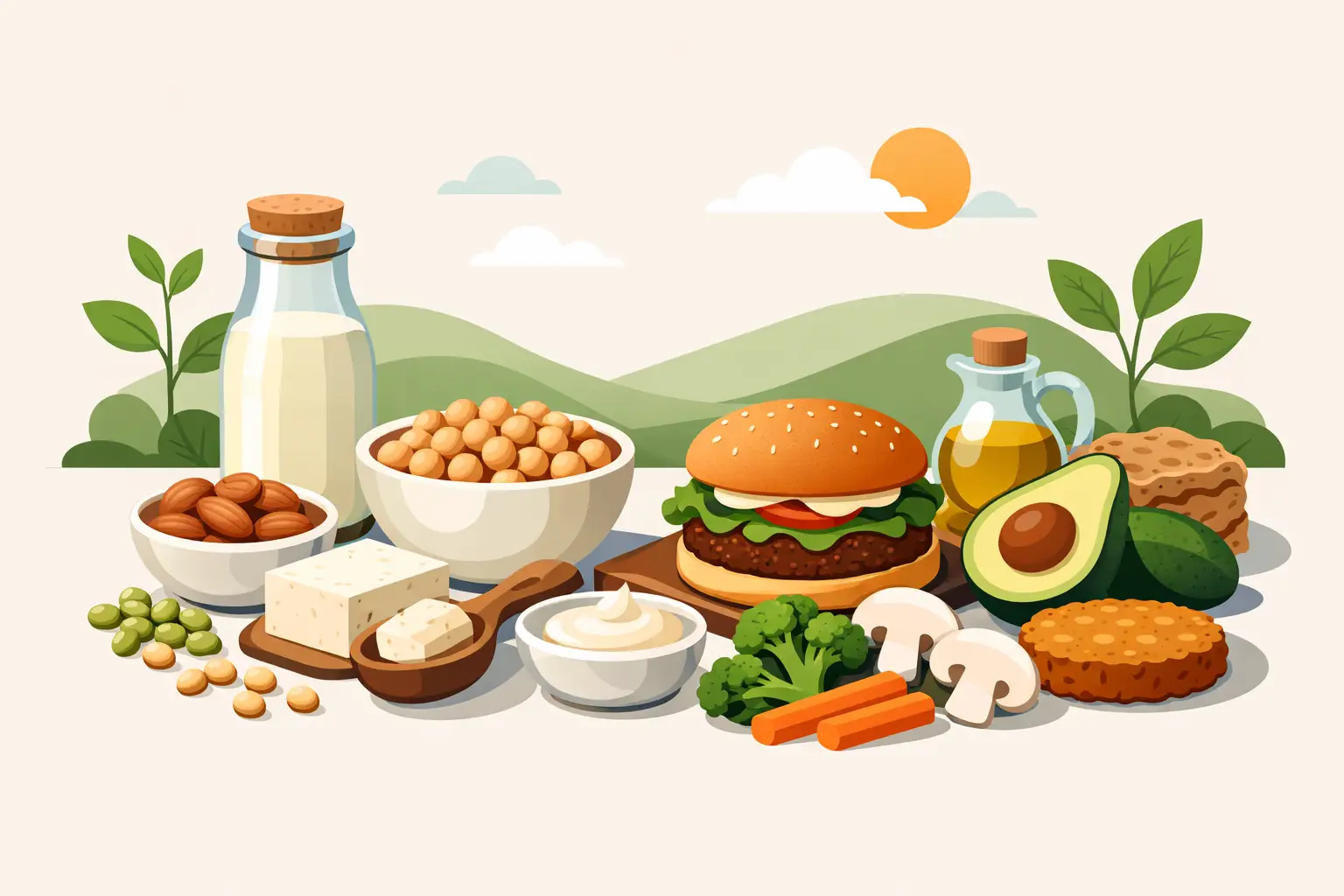 Guía de sustitutos vegetales naturales