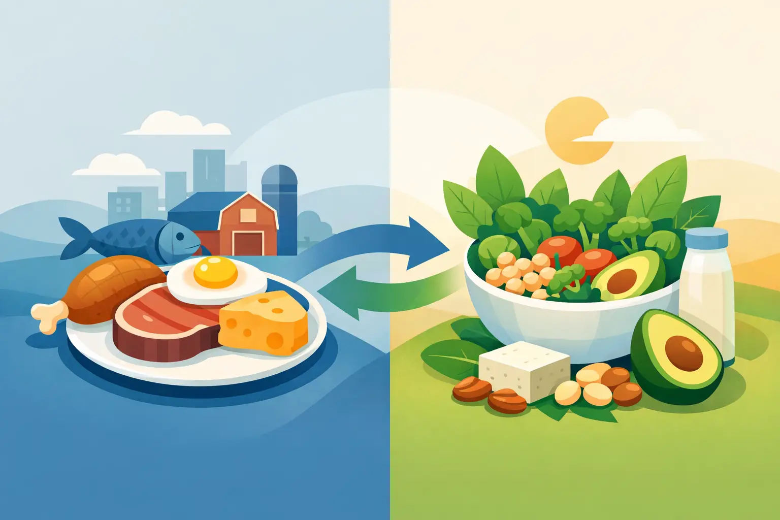 Ejemplo de transición hacia alimentación vegetal