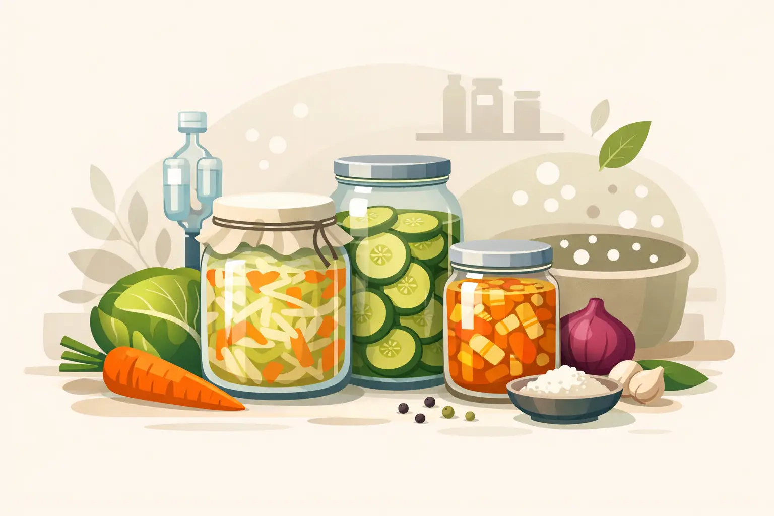 Guía para fermentar alimentos en casa