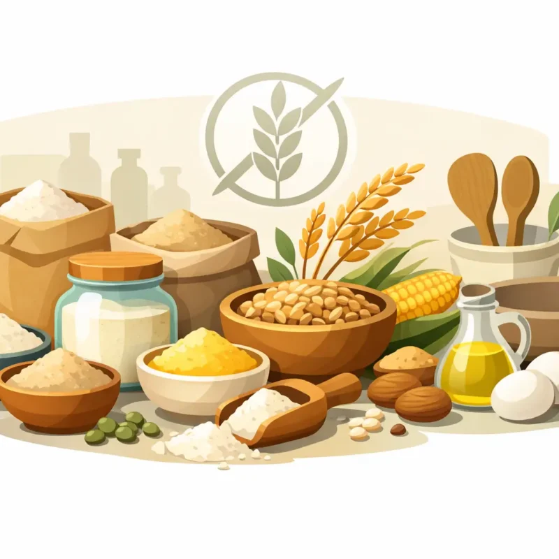 Mejores harinas naturales sin gluten en cocina