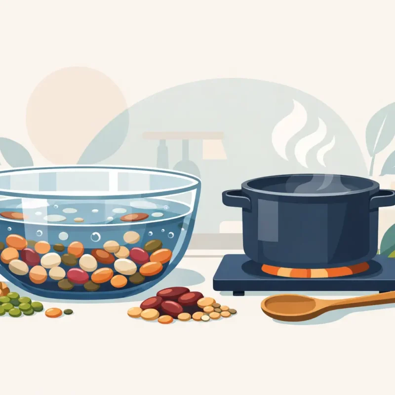 Por qué remojar legumbres antes de cocinarlas