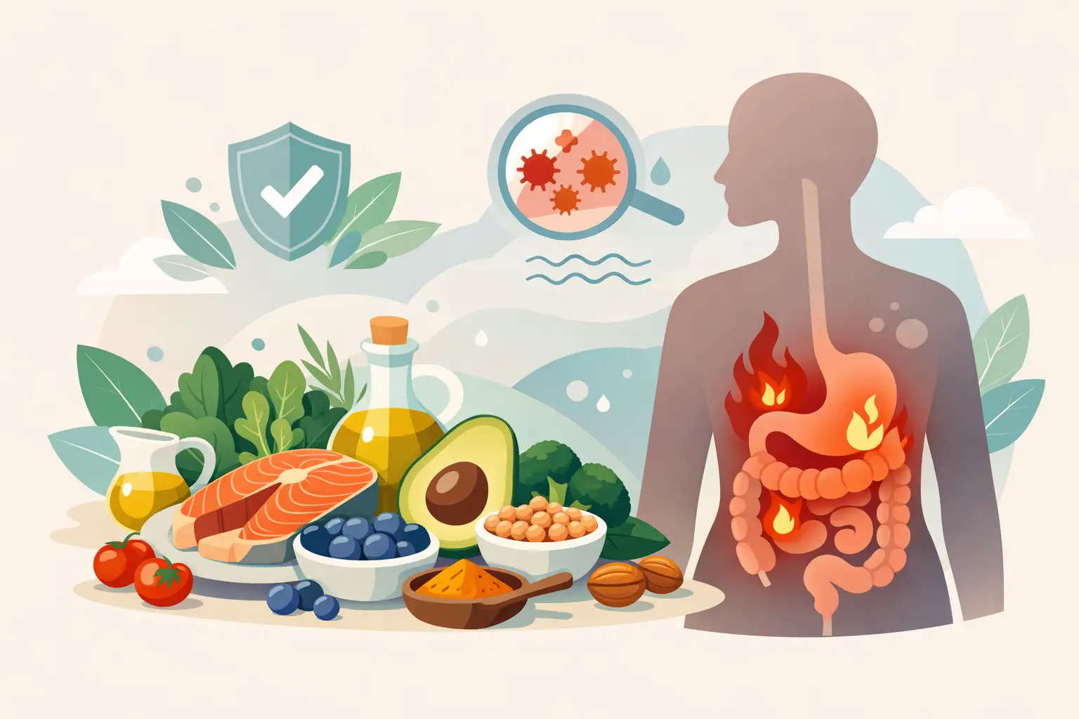 Qué comer para reducir inflamación de verdad