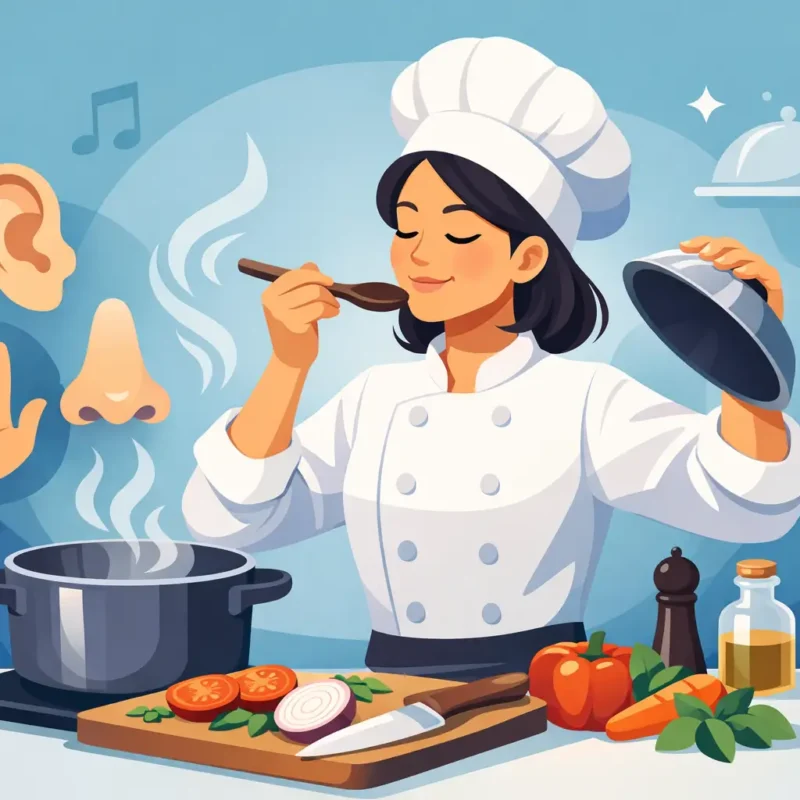 Guía para cocinar con sentidos y confianza