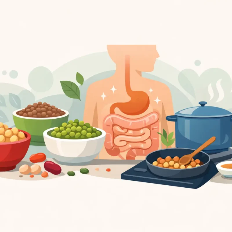 Mejores legumbres para digestión y cómo cocinarlas