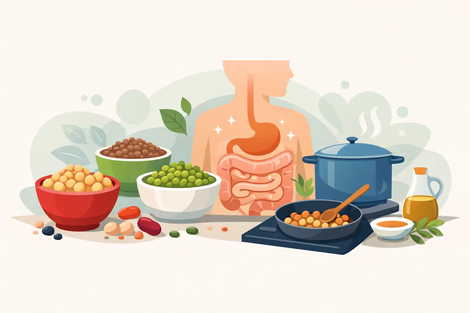 Mejores legumbres para digestión y cómo cocinarlas