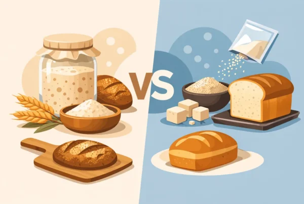 Masa madre vs levadura: cuál elegir al hornear